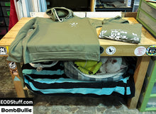 Skeebb™ and HDT Flag Badge Pullover Hoodie - Unisex HDS Military Green Hoodie