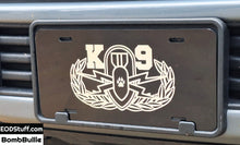 Basic Badge K-9 License Plate