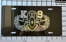 Basic Badge K-9 License Plate
