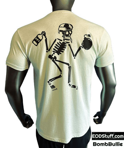 Limited Edition Mint Skeleton Hand Grenade and Skeebb™ EOD Shirt