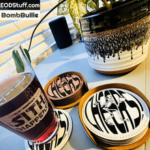 Skeebb™ Cheers Leather Coasters Set - Various Colors - EOD Coasters