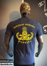 Explosive Ordnance Disposal and Skuba Skeebb™ Unisex Navy Blue T-Shirt