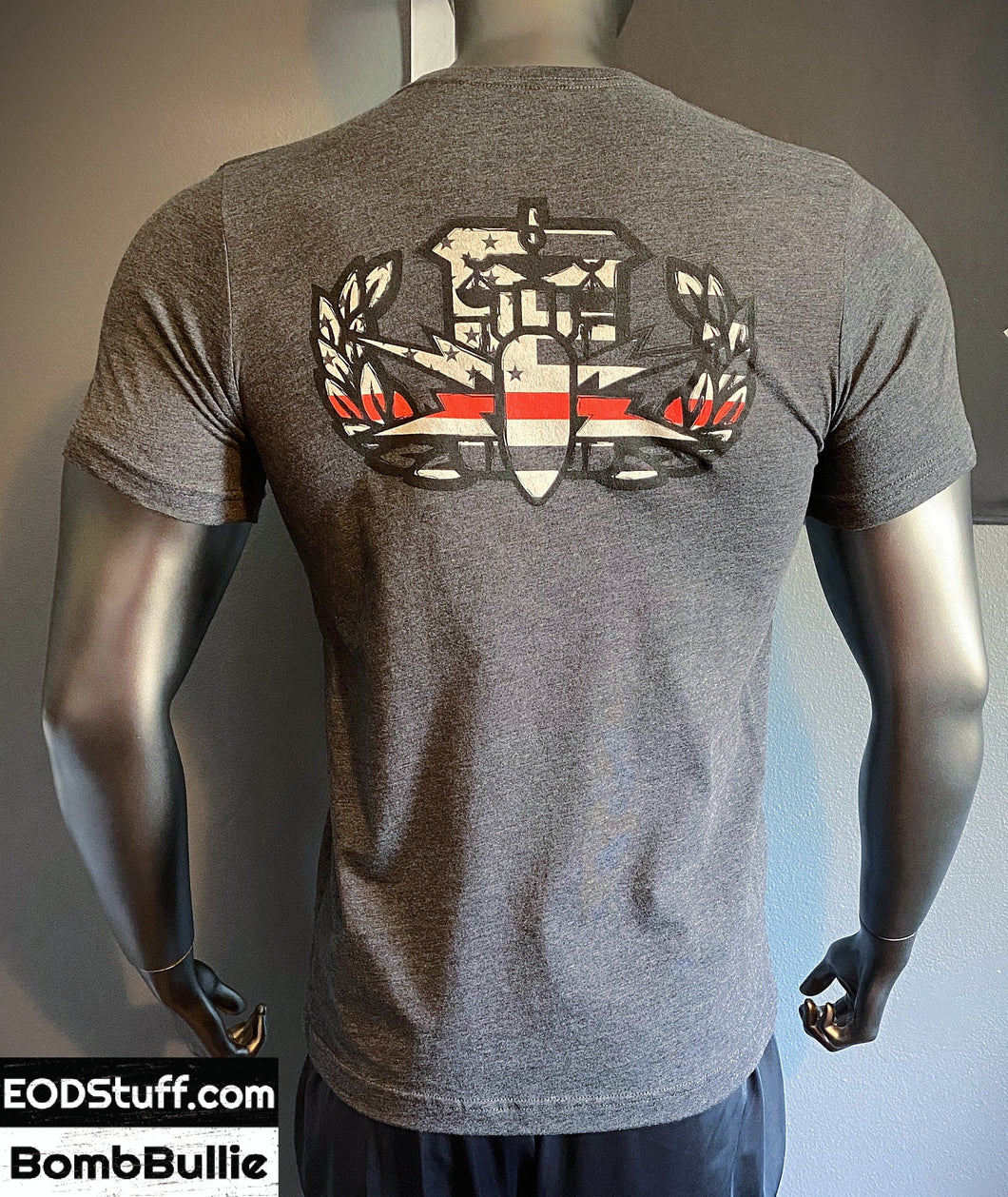 Thin Red Line HDT Badge T-Shirt - HDT/HDS EOD Badge Unisex Shirt