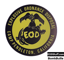 Explosive Ordnance Disposal - Buzzard Bomb and Pick, Camp Pendleton Sticker