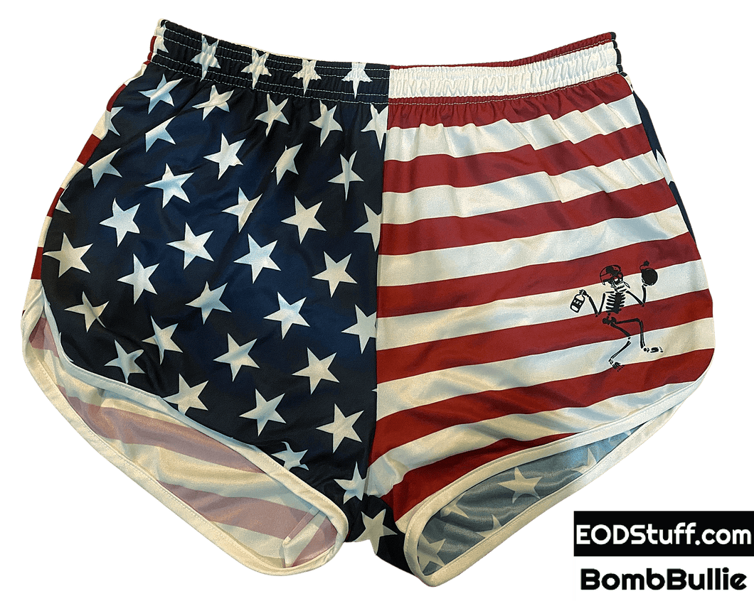 Skeebb™ USA Flag Silkies - EOD Freedom Shorts – BombBullie