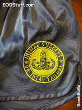 Initial Success or Total Failure Silkies - Yellow Ink on Black and Navy EOD Silkies