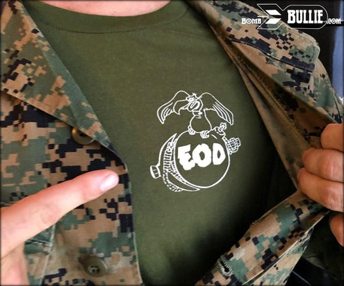 EOD Buzzard, Bomb and Pick 3-Fer Shirt Pack | White Logo - USMC - BombBullie  - 3