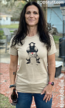 Bomb Tech Junk in a Box EOD T-Shirt - Heather Tan Unisex EOD Shirt