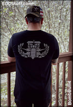 Skeebb™ and HDS Badge T-Shirt- Grey/Black HDT T-Shirt