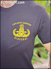 Explosive Ordnance Disposal and Skuba Skeebb™ Yellow/Black Unisex EOD T-Shirt