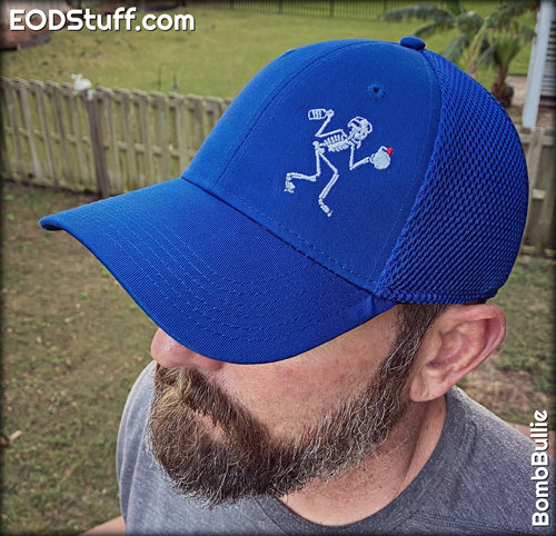 Skeebb™ Comfy Royal Blue Air Mesh Low Profile Hat - EOD Hats