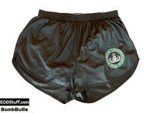 Initial Success or Total Failure EOD Silkies - Green and Light Grey Ink on Black Ranger Panties
