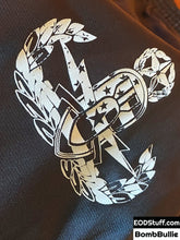 EOD Flag Badge Silkies - Light Grey Ink on Black EOD Ranger Panties