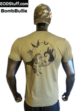 Halloween EOD Unisex Tee - Military Green Triblend EOD Shirt