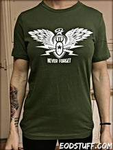 Never Forget EOD Unisex T-Shirt - Black or OD Green EOD Tee