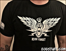 Never Forget EOD Unisex T-Shirt - Black or OD Green EOD Tee