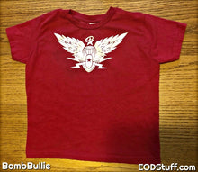 Never Forget EOD White and Red Toddler Tees - Toddler EOD Stuff
