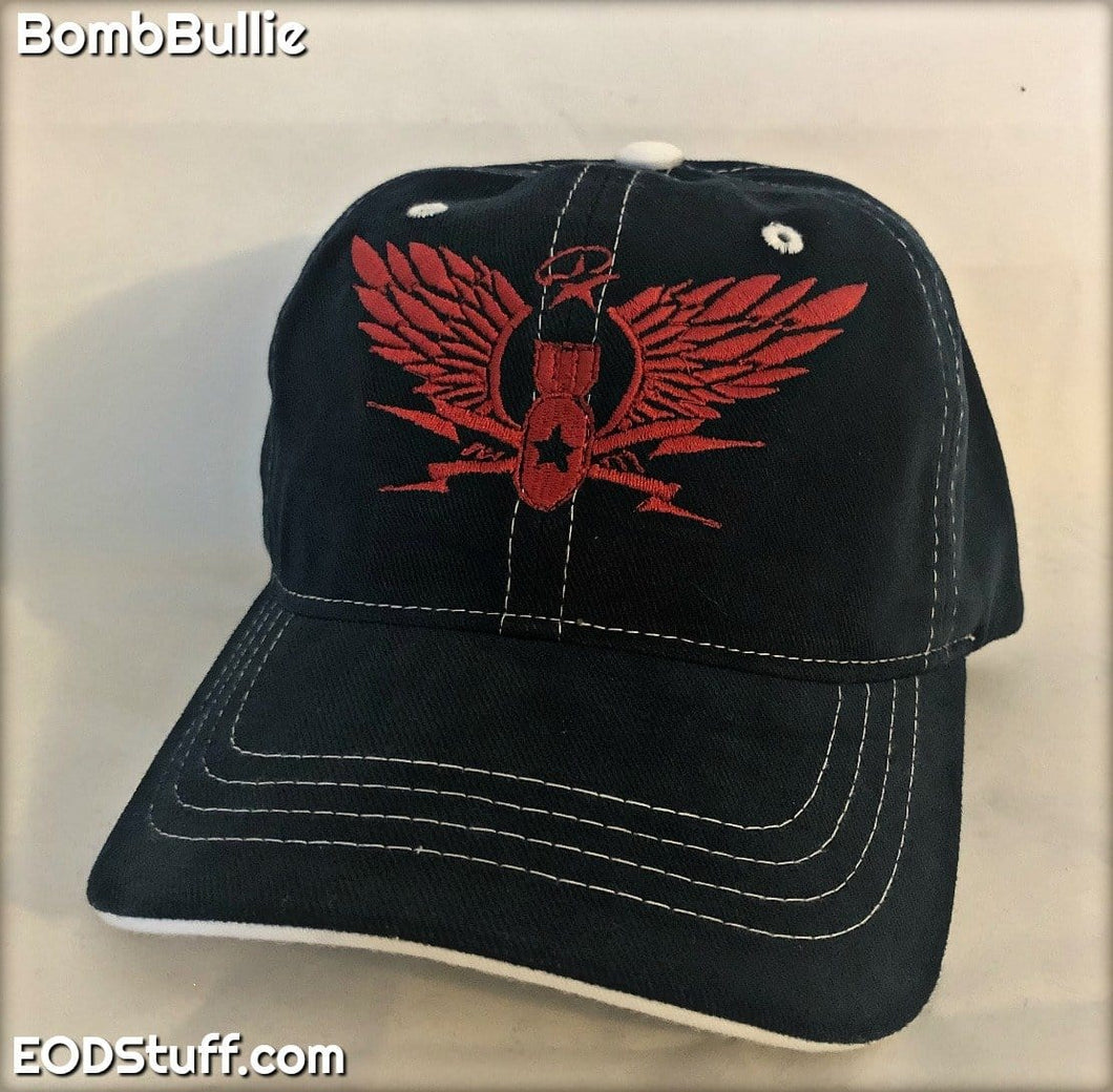 Never Forget Navy and Red EOD Low Profile Hat - EOD Hats – EODStuff by ...